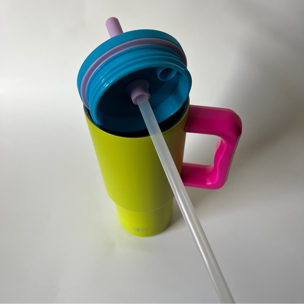 Simple Modern 24oz Stainless Steel Trek Paradise Mix Straw Tumbler Light Green - Picture 2 of 10